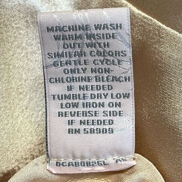 NWT CABERNET Women’s Camisole Satin Lace Trim Sleeveless Champagne Size Large - Picture 6 of 14